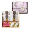 ふっくらどら焼きと甘美菓子＋今治　桜おり布　組合せギフトＢ