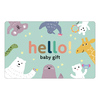 hello! baby gift　くま カードギフト