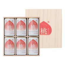 日本の極み　あかつき桃ジュース6缶入