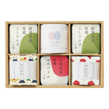 越後ファーム　お米＆はんかち・クロスセットC