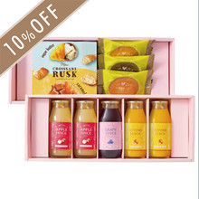 国産果実の１００％濃縮還元ジュース＆焼菓子セットＣ