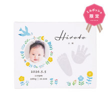 【単品】想いギフト　誕生記念キャンバス　大（青い鳥）