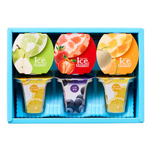 ひととえ　凍らせて食べるアイスデザート 国産フルーツ入り 6個入