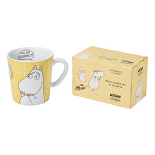 アラビア　ムーミンPOP　ムーミン　マグ＆ピーチフレーバーティーセット