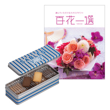 資生堂パーラー サブレ22枚入と百花一選 かえで