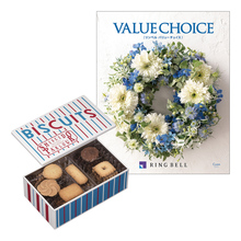 資生堂パーラー ビスキュイ20枚入とバリューチョイス シアン