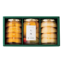 日本橋 千疋屋総本店 名入れフルーツポンチ・デザート3瓶詰合せ