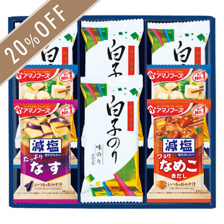 味之庵　アマノフーズフリーズドライ＆白子のりセットA