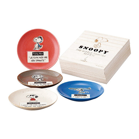 ピーナッツ スヌーピー　木箱入りプレートセット