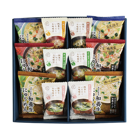 養命酒製造くらすわ　和養生にゅうめんと四季をいただくお味噌汁詰合せA