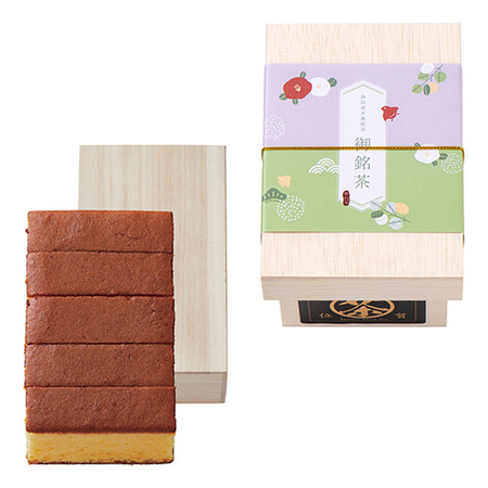 NN山田園　日本茶ティーバッグと三源庵カステラ