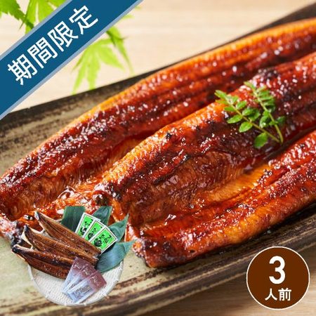 浜松・浜名湖うなぎ蒲焼3人前