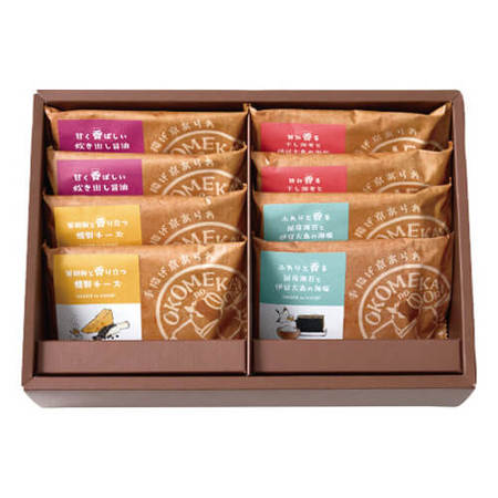 OKOMEnoKAORI　手揚げ京あられ　８袋