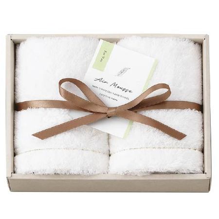 AIR MOUSSE　ウォッシュタオル2枚セット