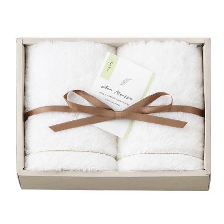 AIR MOUSSE　フェイスタオル2枚セット