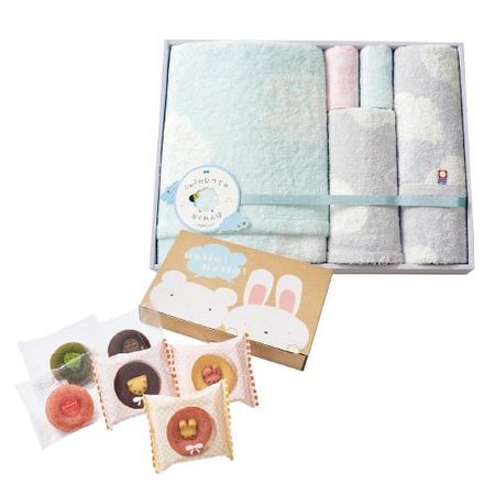 アニマルドーナツ＋ふわふわひつじのかくれんぼ　組合せギフトＤ