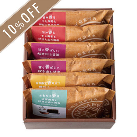 OKOMEnoKAORI　手揚げ京あられ　６袋