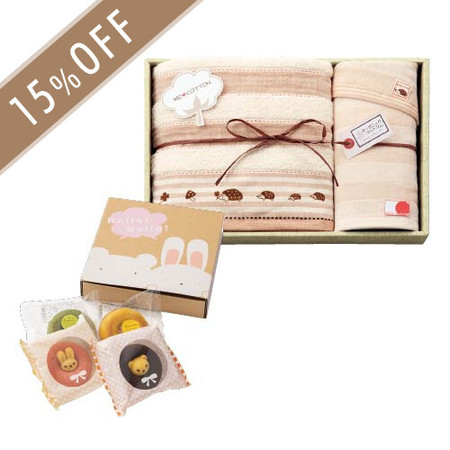 アニマルドーナツ＋ウィーラブコットン　組合せギフトＢ