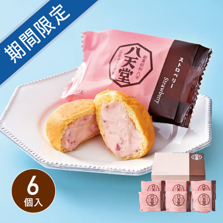八天堂　くりーむパンストロベリー6個入