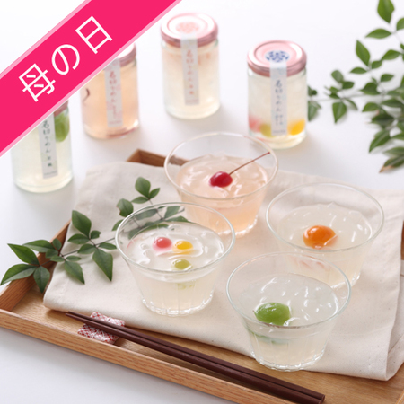 【5/6～9お届け　母の日】ふみこ農園　葛切りめんと水羊羹詰合せ