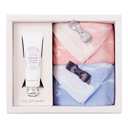 ジルスチュアート　ハンドクリーム＆タオルハンカチ2枚セット