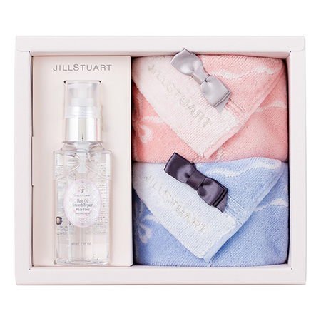 ジルスチュアート　ヘアオイル＆タオルハンカチ2枚セット