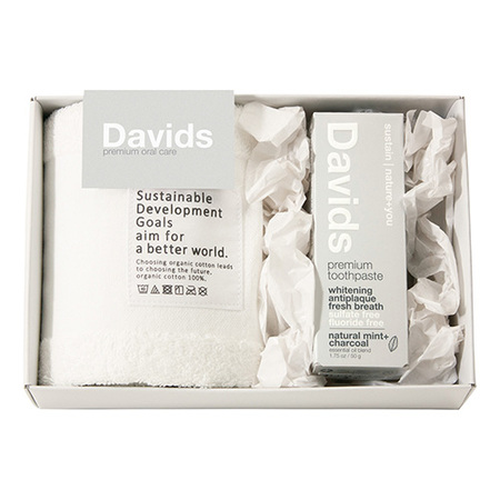 デイヴィッズ　ホワイトニングトゥースペースト＆タオルセットA