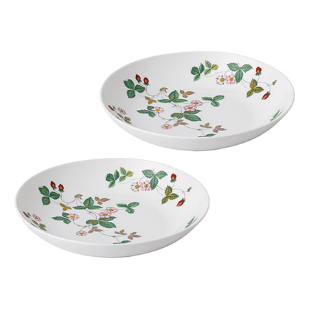 ウェッジウッド　ワイルド ストロベリー カジュアル ペアボウル 20cm