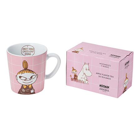 アラビア　ムーミンPOP　リトルミイ　マグ＆アップルフレーバーティーセット