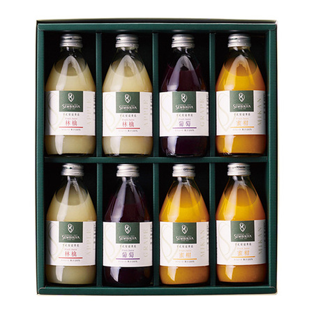 NN日本橋 千疋屋総本店 ストレートジュース詰合せ8本入