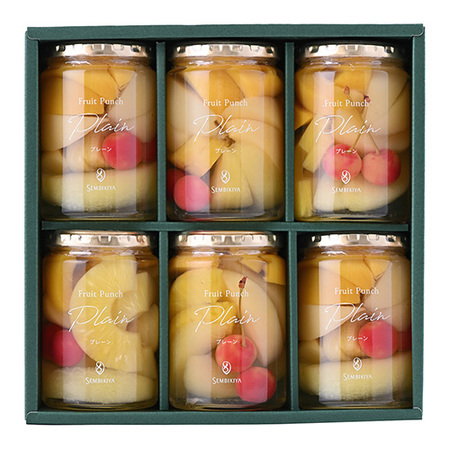 NN日本橋 千疋屋総本店　フルーツポンチ６瓶入