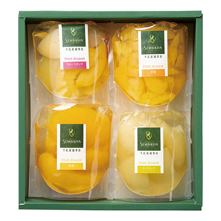 NN日本橋 千疋屋総本店　フルーツデザートミニパック４袋入