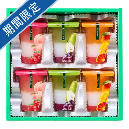 ひととえ　3層デザートジュレパフェ　～国産フルーツ入り～6個