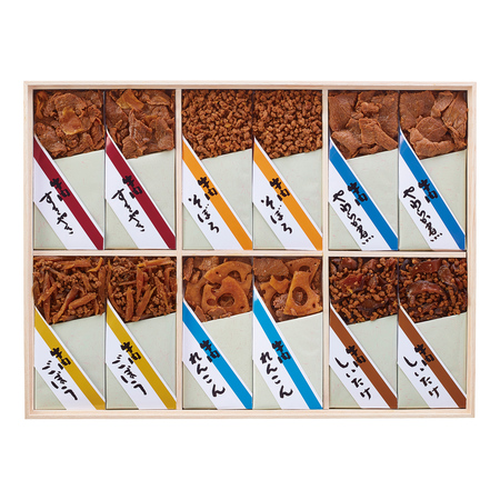 浅草今半　牛肉佃煮詰合せ（木箱）C