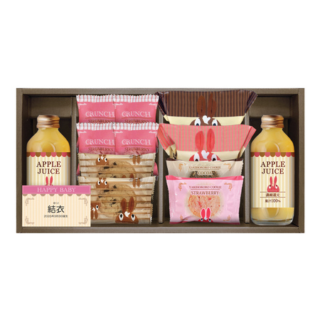 ロディ　名入れジュース＆スイーツセット C