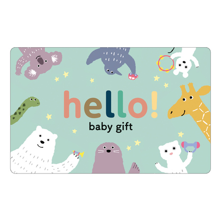 hello! baby gift　くま カードギフト