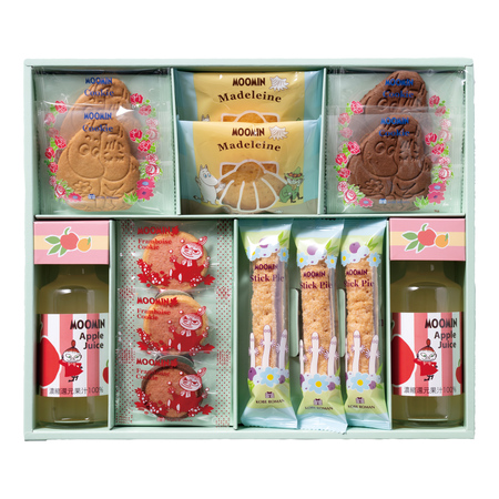 ムーミン　ジュース＆スイーツセット