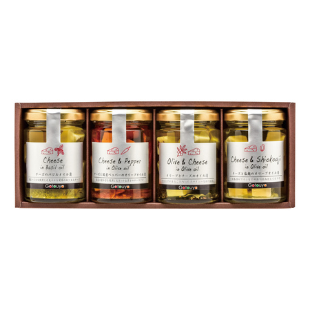 後藤屋 チーズのオリーブオイル漬 4本セット