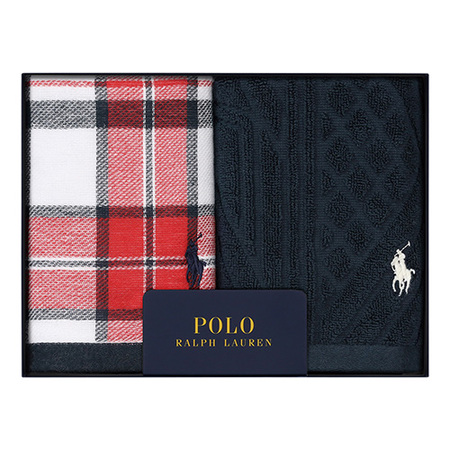 ポロ ラルフ ローレン ホーム　ウォッシュタオル2枚セット