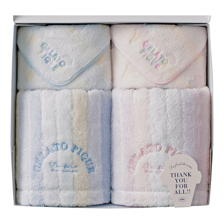 ジェラート ピケ タオルセットA