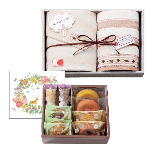 森の庭＋ウィーラブコットン 組合せギフトA 内祝い・ギフトのお返しに