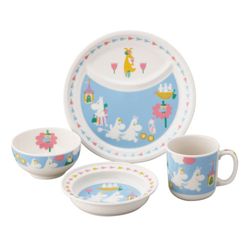 ムーミン こども用食器4ピース 内祝い・ギフトのお返しにおすすめ