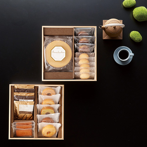 NNスイーツBOX（木箱二段） 内祝い・ギフトのお返しにおすすめ | milpoche