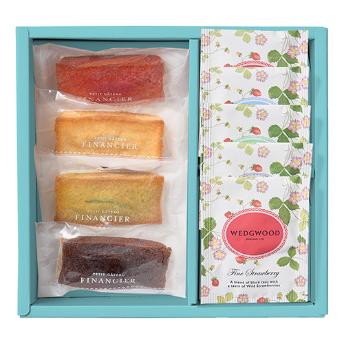 NNフィナンシェ＆ウェッジウッド紅茶セットA 内祝い・ギフトのお返しに