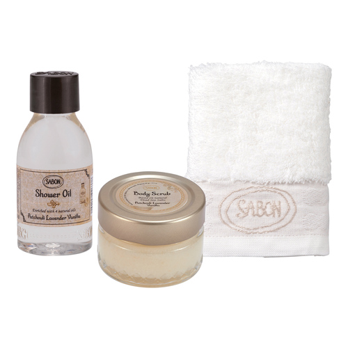 SABON ボディケアレギュラーセット ボディケア 4STEP レギュラーセット (パチュリ・ラベンダー