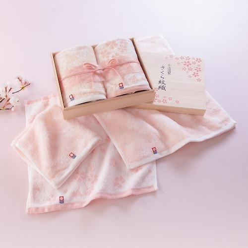 【即購入⭕️】桜遥　フェイスタオル Amazon｜今治タオル 伊織 『sakura-サクラ』フェイスタオル