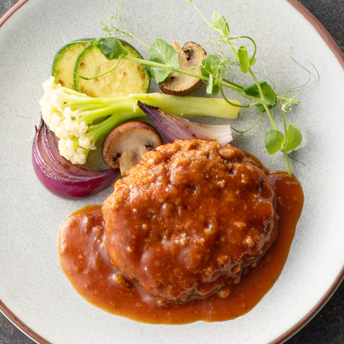 レンジで簡単！松阪牛・近江牛仕込みハンバーグ MHF-BER 【送料