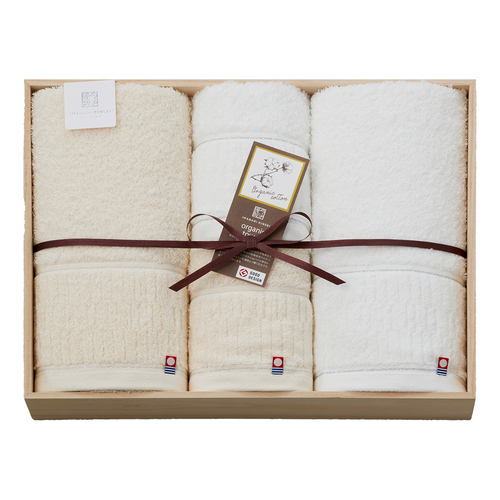 今治謹製 オーガニックタオル タオルセットD 内祝い・ギフトのお返しに