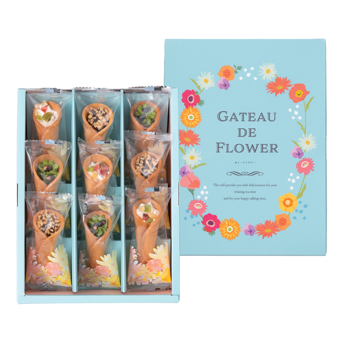 ガトードフラワー 焼菓子セット9個入 内祝い・ギフトのお返しに