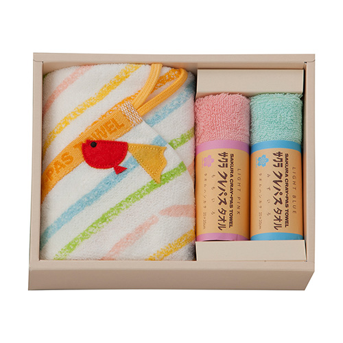 サクラクレパス タオルセットB 内祝い・ギフトのお返しにおすすめ